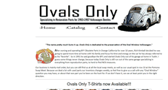 Desktop Screenshot of ovalsonly.com